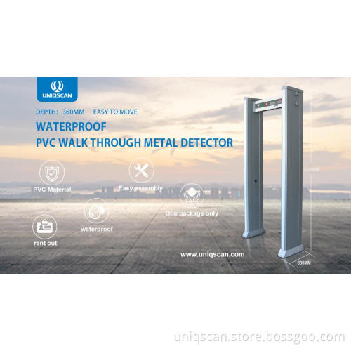 UNIQSCAN Waterproof Arch Metal Detector